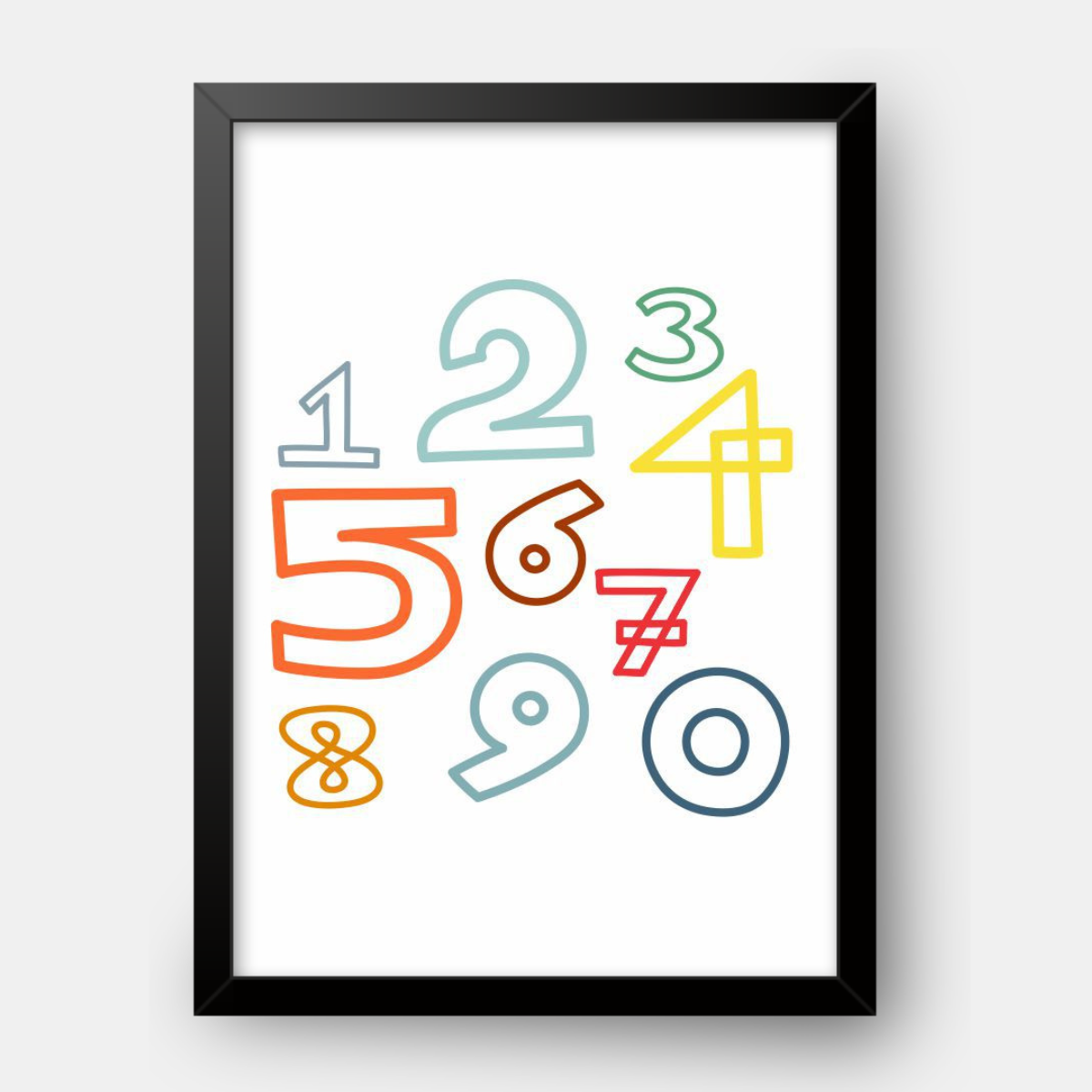 Quadro Infantil Números