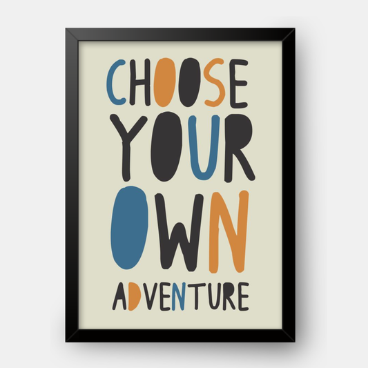 Quadro Infantil Choose your own Adventure