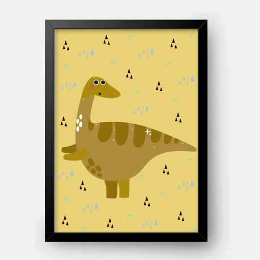 Quadro Infantil Bractossauro