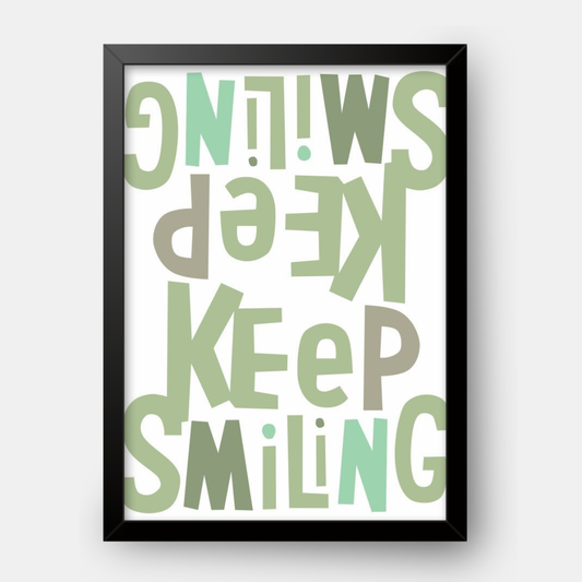Quadro Infantil Keep Smiling