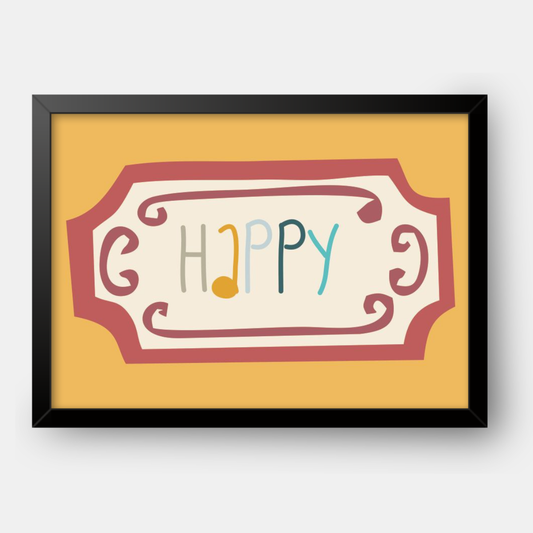 Quadro Infantil Happy
