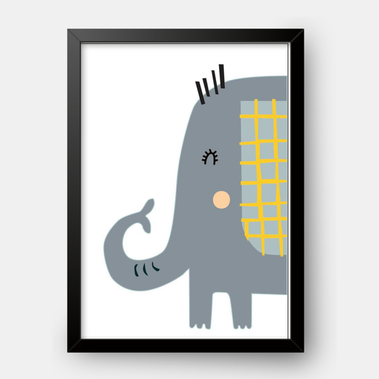 Quadro Infantil Elefante