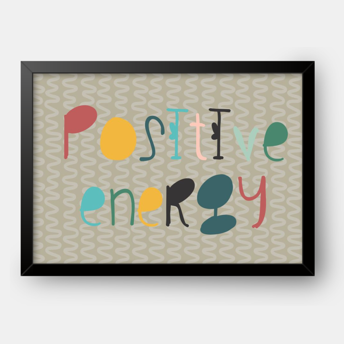 Quadro Infantil Positive energy