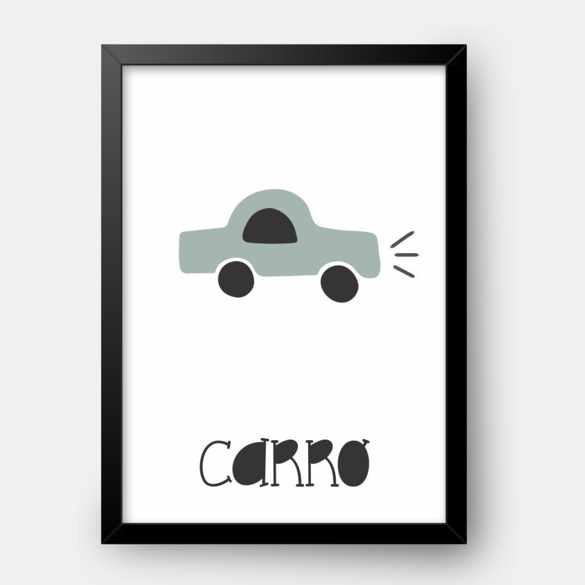 Quadro Infantil Carro