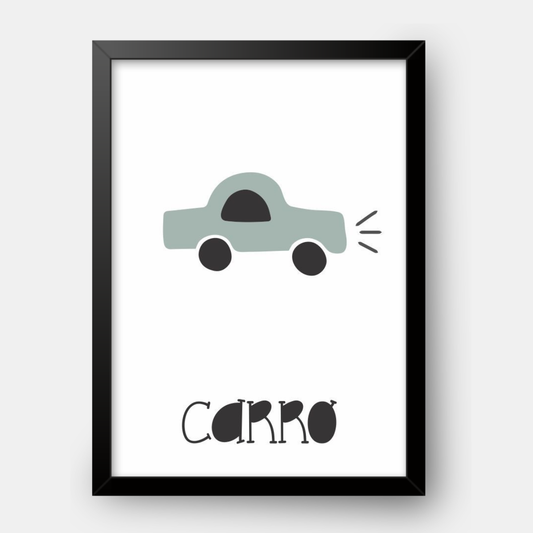 Quadro Infantil Carro