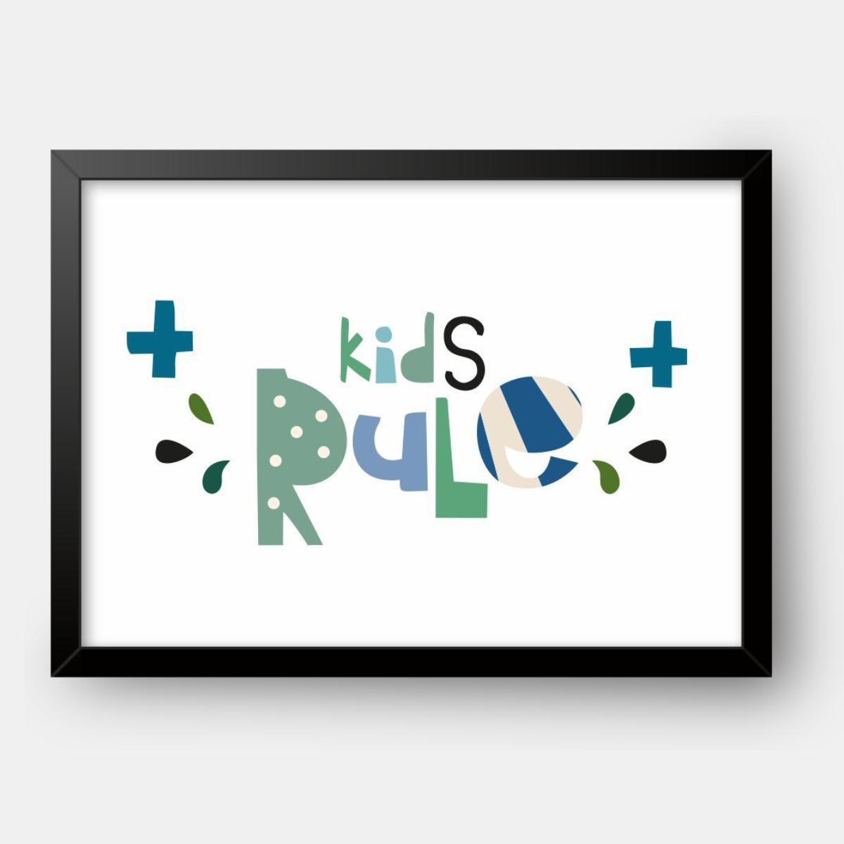 Quadro Infantil  Kids Rule