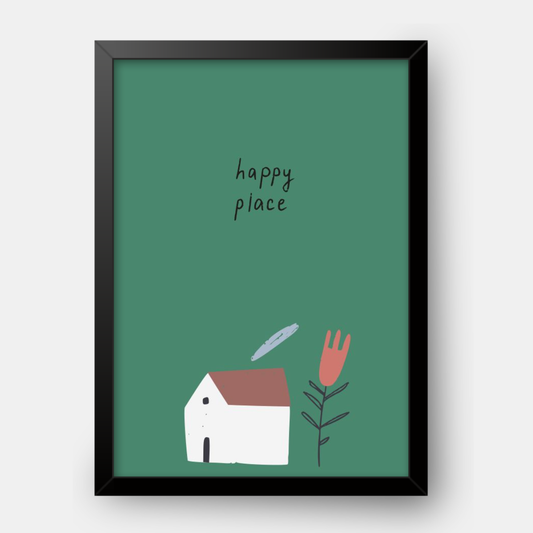 Quadro Infantil Happy Place