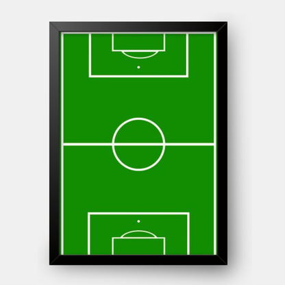 Quadro Infantil Campo de Futebol