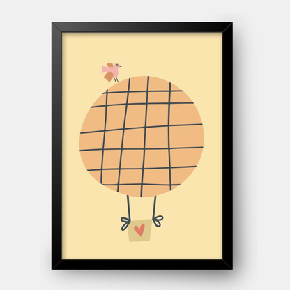Quadro Infantil Passarinho no Balão