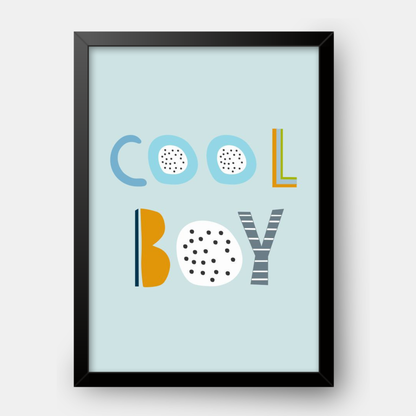 Quadro Infantil cool boy