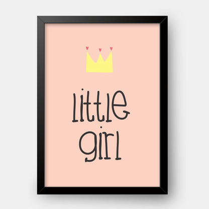 Quadro Infantil Little Girl