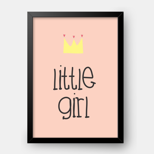 Quadro Infantil Little Girl
