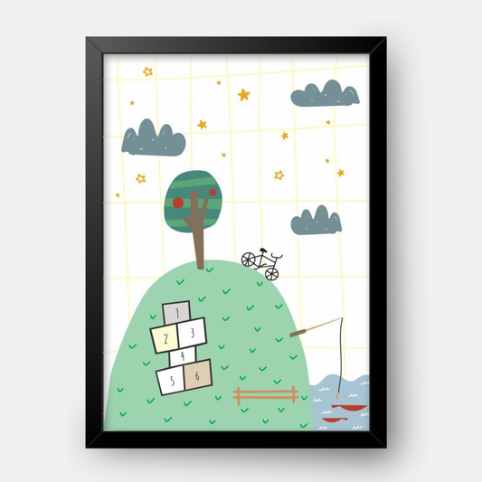 Quadro Infantil era uma vez