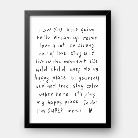 Quadro Infantil Frases