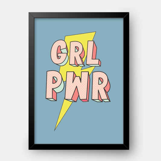 Quadro Infantil Grl Pwr
