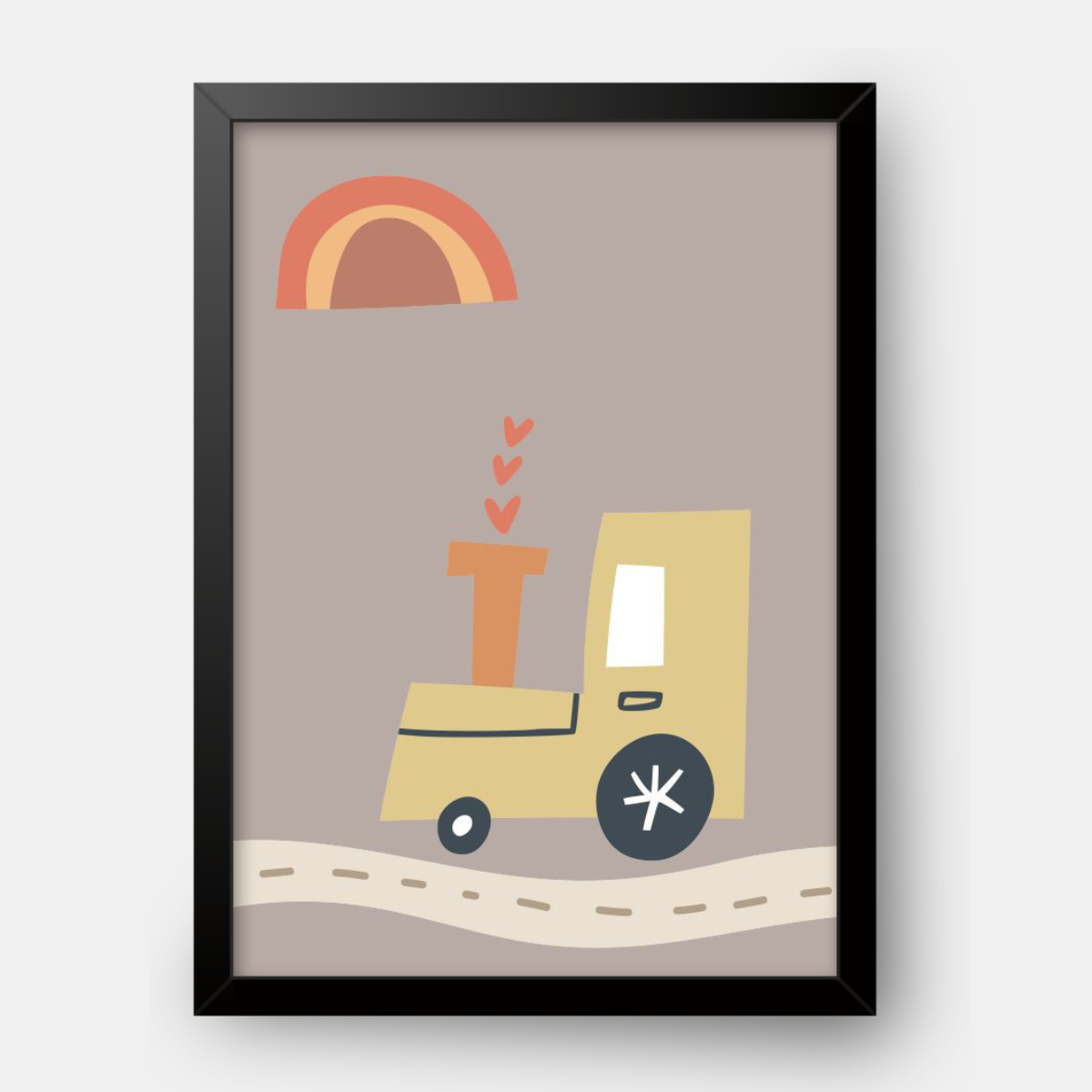 Quadro Infantil Trator do vovô