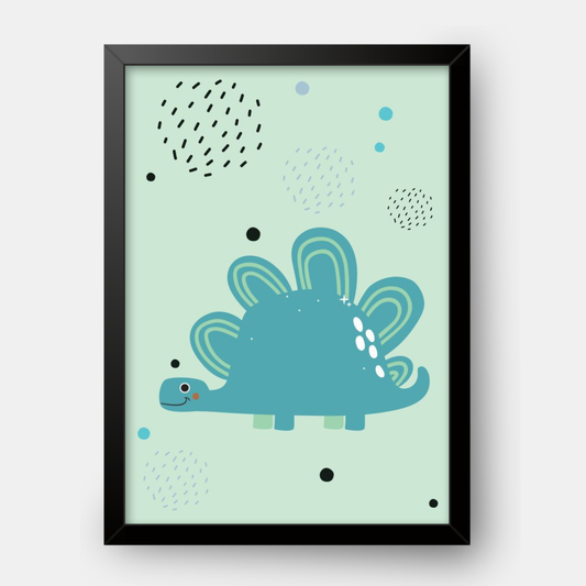 Quadro Infantil Estegossauro