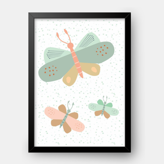 Quadro Infantil Borboletas