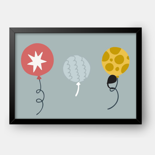 Quadro Infantil Balões