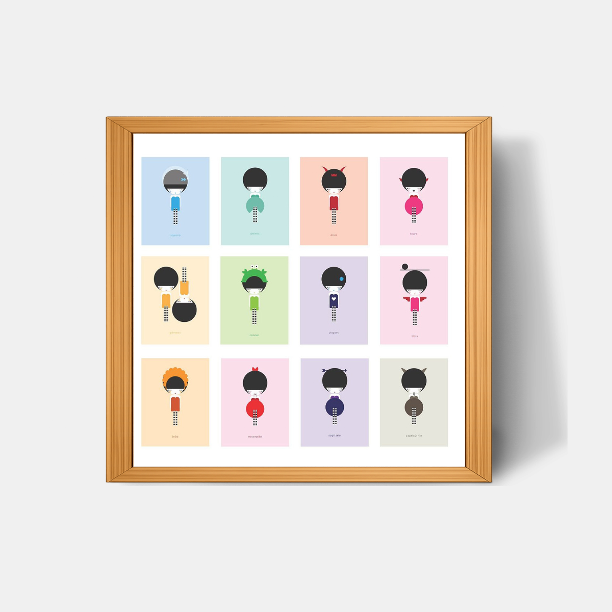 Quadro Infantil Signos