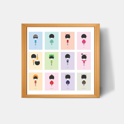 Quadro Infantil Signos