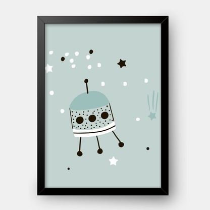 Quadro Infantil OVNI