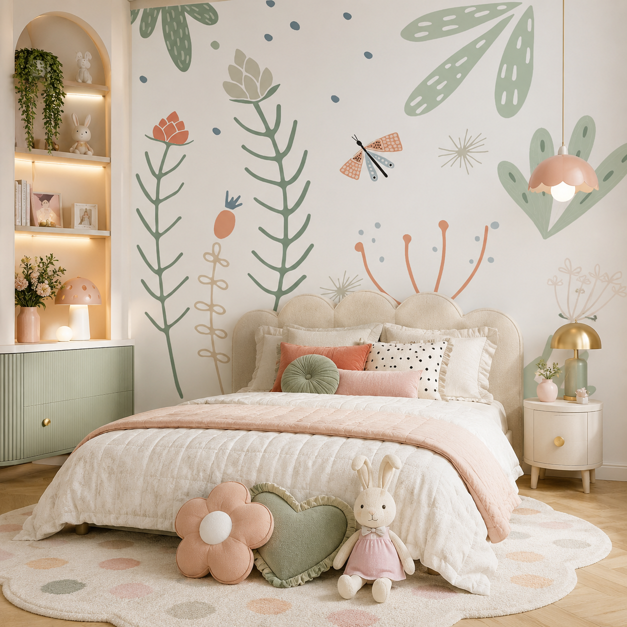 Painel de Parede Jardim Encantado
