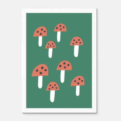 Quadro Infantil Cogumelos