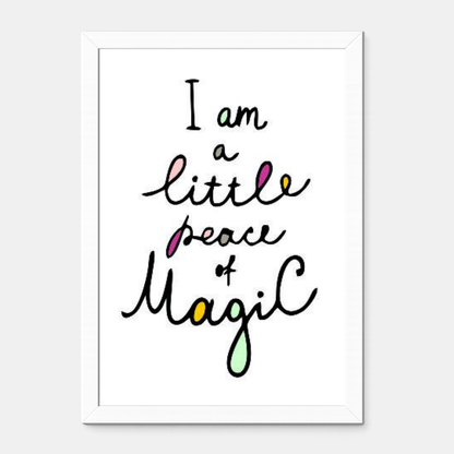 Quadro Infantil I am a Little Piece of Magic