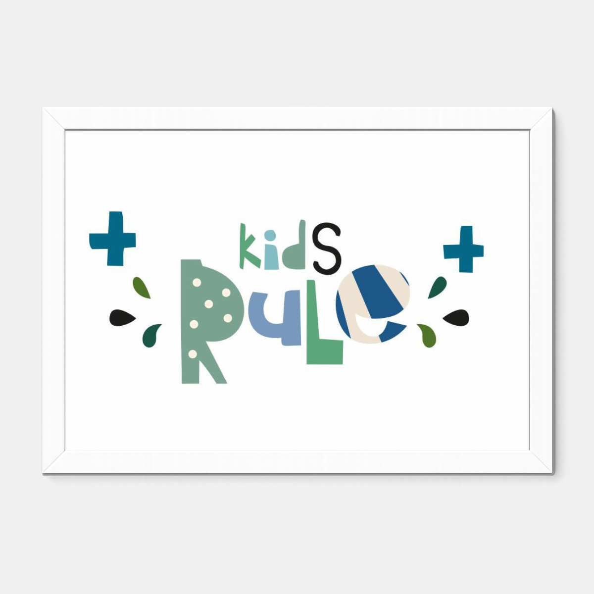 Quadro Infantil  Kids Rule