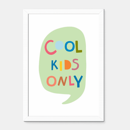 Quadro Infantil Cool Kids Only colorido