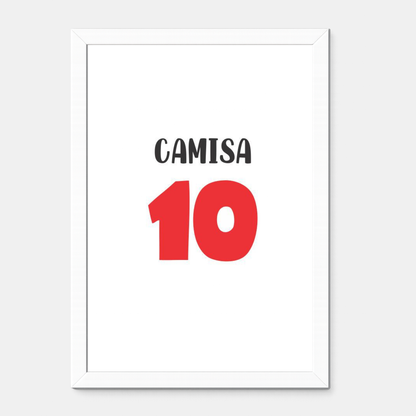 Quadro Infantil Camisa 10