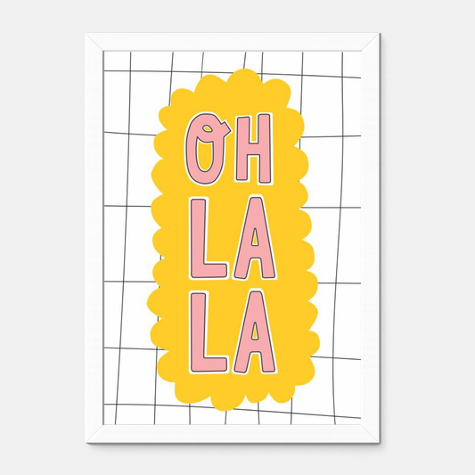 Quadro Infantil Oh la la