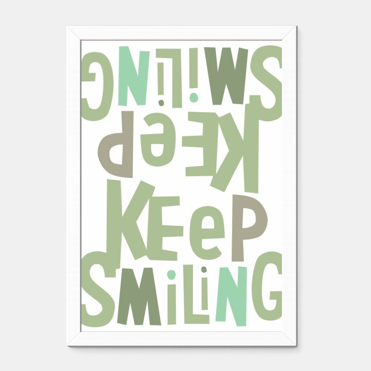 Quadro Infantil Keep Smiling