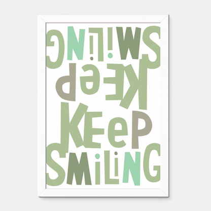 Quadro Infantil Keep Smiling