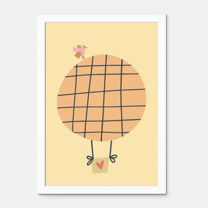 Quadro Infantil Passarinho no Balão
