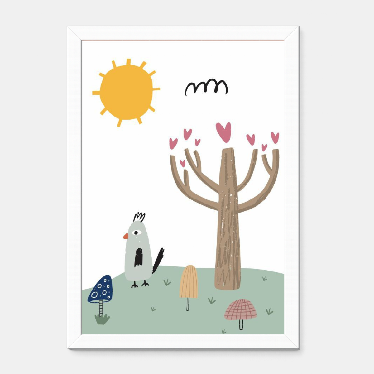 Quadro Infantil Meu jardim