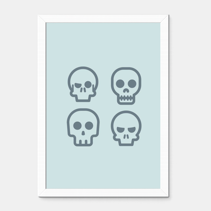 Quadro Infantil caveiras