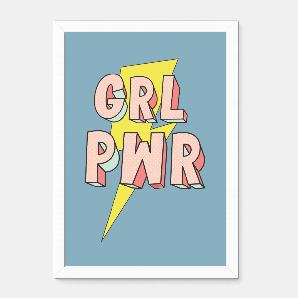 Quadro Infantil Grl Pwr