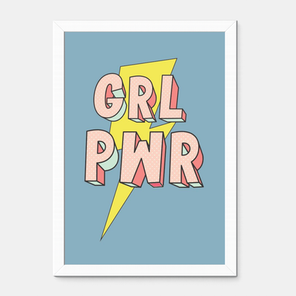 Quadro Infantil Grl Pwr