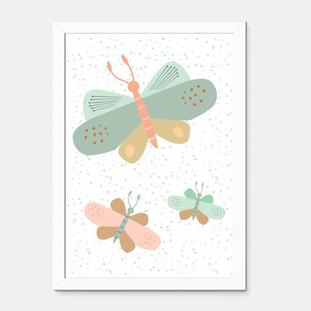 Quadro Infantil Borboletas