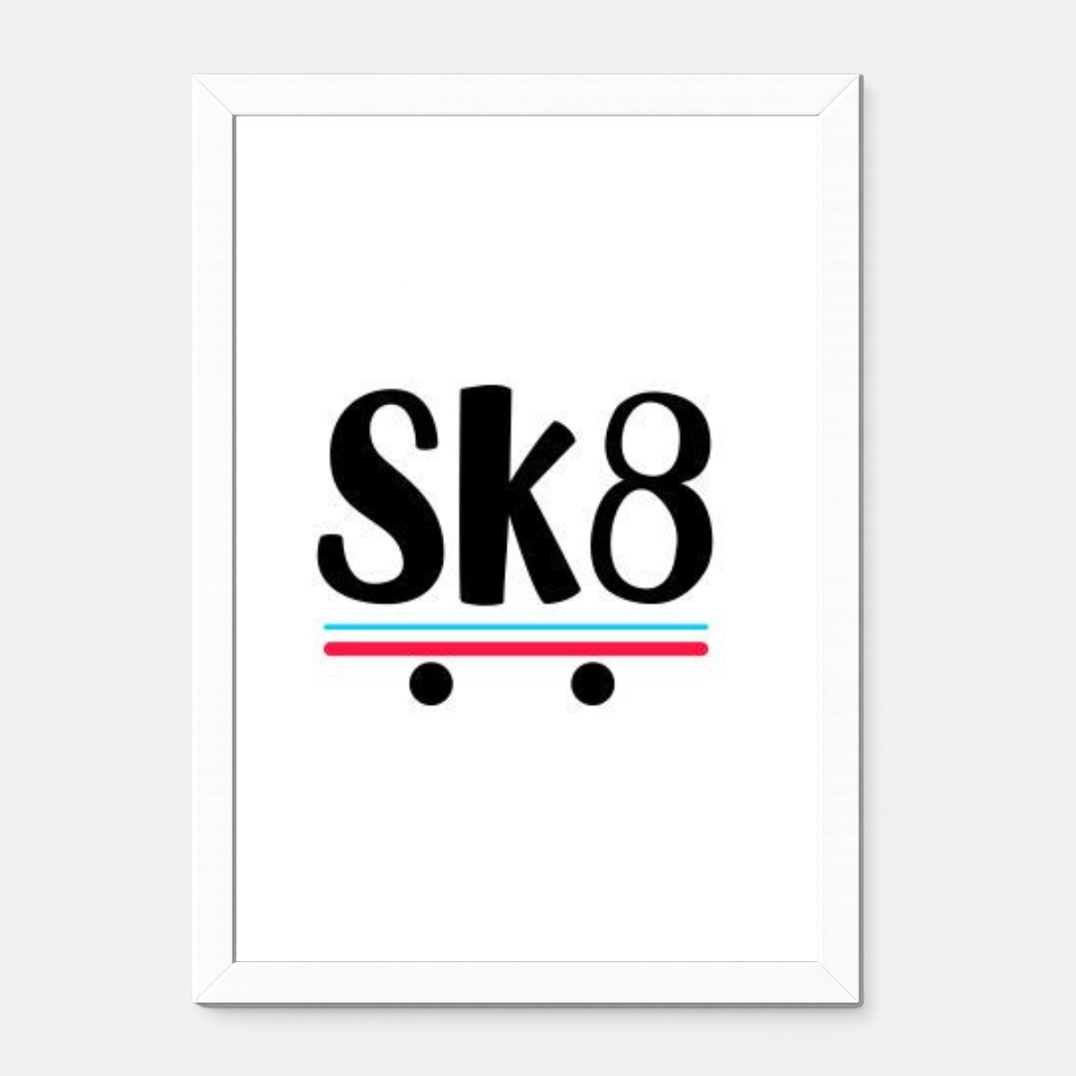 Quadro Infantil Sk8 Rodas