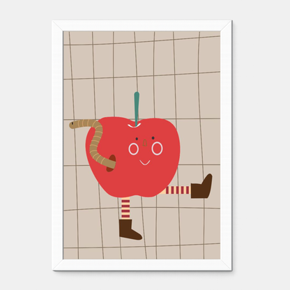 Quadro Infantil maçã