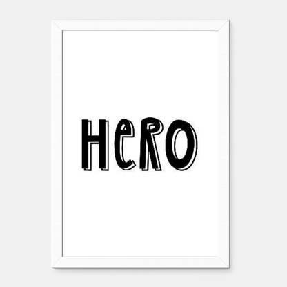 Quadro Infantil Hero