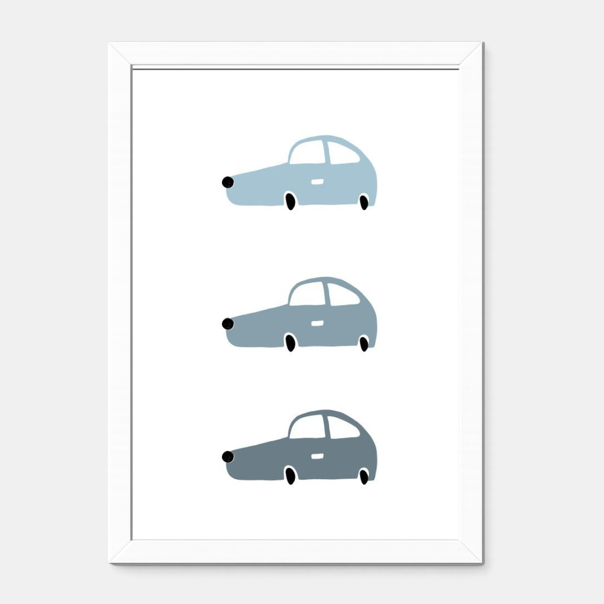 Quadro Infantil Carros Opala degradê