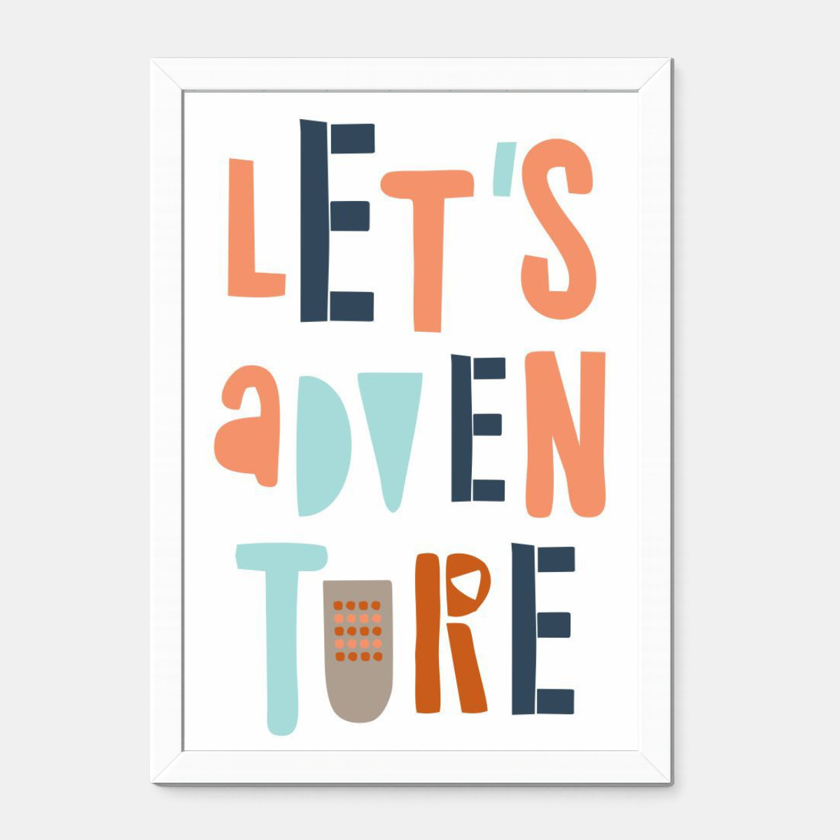 Quadro Infantil Lets Adventure