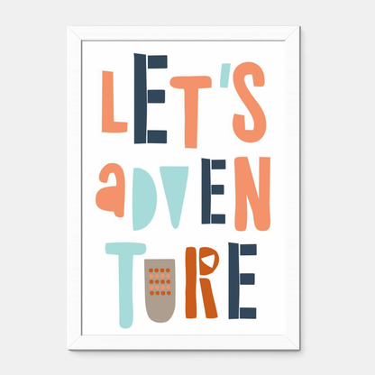 Quadro Infantil Lets Adventure