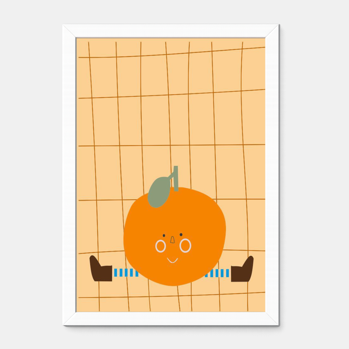 Quadro Infantil laranja