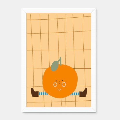 Quadro Infantil laranja