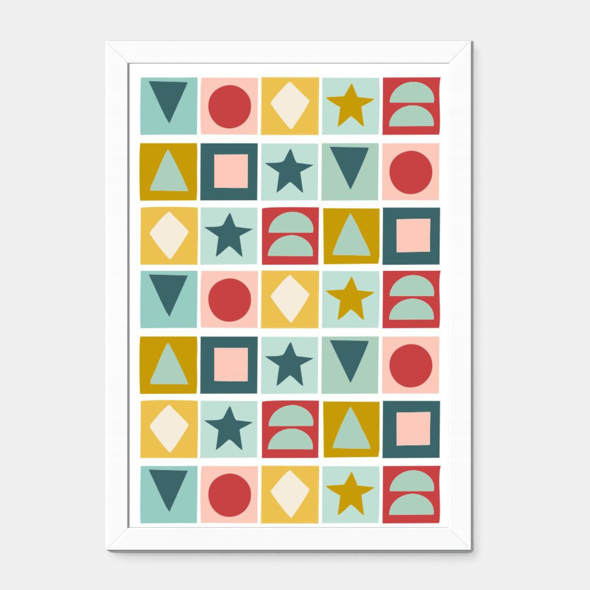 Quadro Infantil Formas